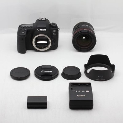 , Shutter Count 14,055, Canon EOS 6D Mark II EF24-70 F4L IS USM Lens Kit,
