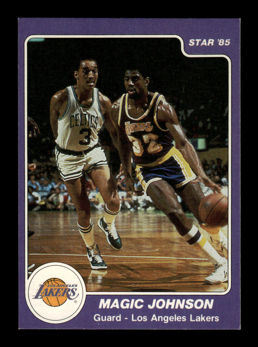 1984-85 Star Magic Johnson #172 Los Angeles Lakers