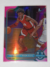 2021-22 BOWMAN U BASKETBALL PINK REFRACTOR KEON ELLIS CARD #75
