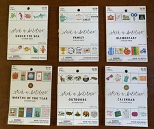Lot Of 6 Teacher/Planner Sticker Packs The Paper Studio 1600-1700+ Stickers