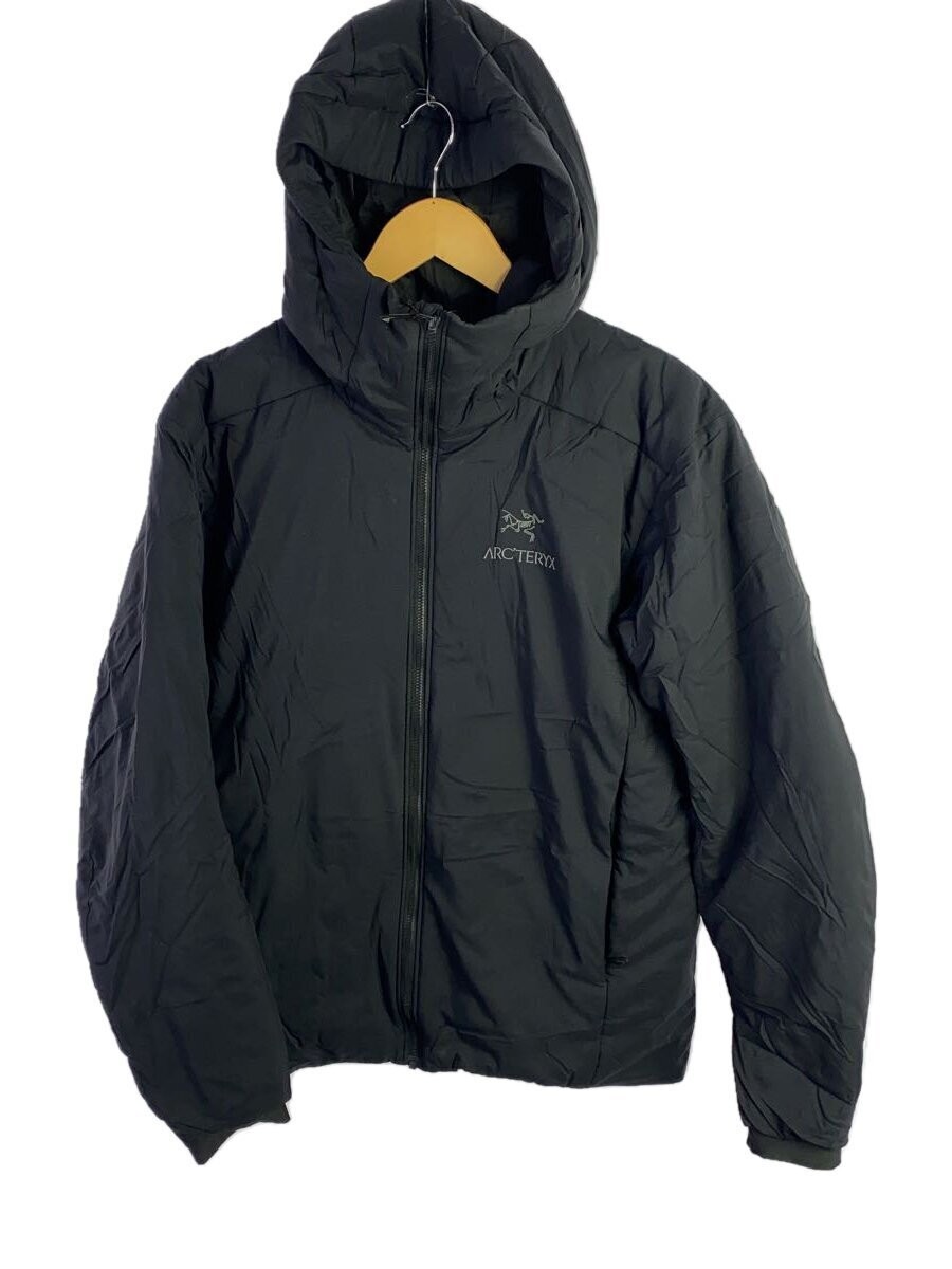 Piumino Arc'teryx Atom AR con cappuccio nero nylon taglia S #EG CZA