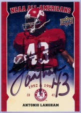2012 Upper Deck University of Alabama Football Cards Checklist 16