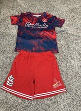 NWT Genuine Stuff St. Louis Cardinals Toddler 2 Piece Short Set - Size 5/6
