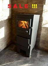 UK seller no 1  Wood burner stove ECO DESIGN compliant with 3 pipes and  3 bends
