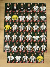 35 Autogrammkarten FC Augsburg 2023/2024, Reuter, Tietz, Engels, Demirovic