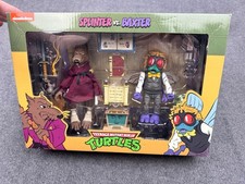 SPLINTER VS BAXTER TMNT 2 PACK NECA TARGET EXCLUSIVE NEW