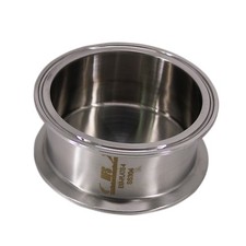 HFS(R) 304 Stainless Steel 4" Tri-clamp Splatter Platter Height 2"