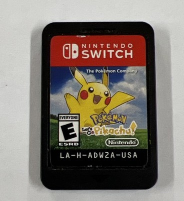 Pokemon Let's Go Pikachu (Nintendo Switch) Video Game Cartridge Tested