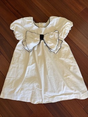 zara white dress with black bows Dress ELENA BURENINA S / Green main image 1
