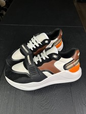 Burberry Ramsey Vintage Check Low-Top Sneakers 43/10 Burberry Ramsey Check Low Top Sneakers In Black In Black  main image 4