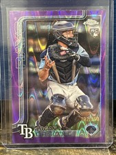 2025 Topps Chrome Logan Driscoll Rookie Purple Raywave 202/250 - Rays 