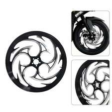 32"x3.5" Front Wheel Rim For 2004-2025 Harley Motorcycle Black Anodized Aluminum