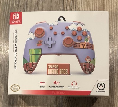 MARIO PowerA SUPER MARIO BROS. Nintendo Switch Enhanced Wired Controller   NEW!