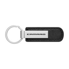 Chevrolet Camaro Black PU Leather Strap Key Chain
