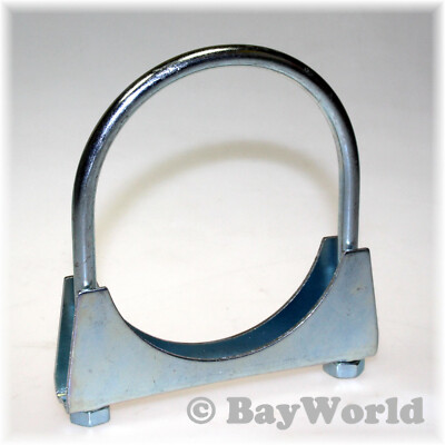 1 x Auspuffschelle Rohr-Bügel Schelle U-Bolt Clamp M8 x 105mm Sport Endtopf TOP