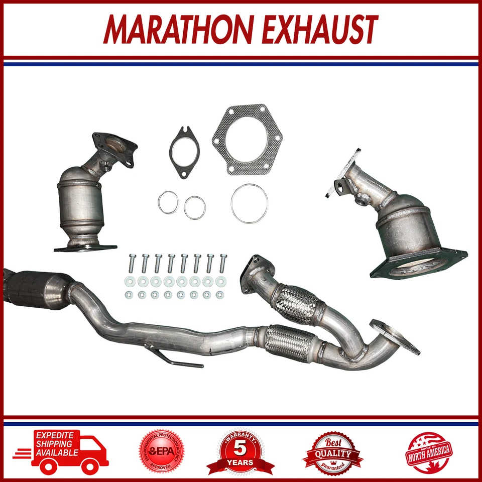 Juego de los tres convertidores catalíticos para Nissan Murano 2008-2019 3,5 L en stock  Foto 3 de 4