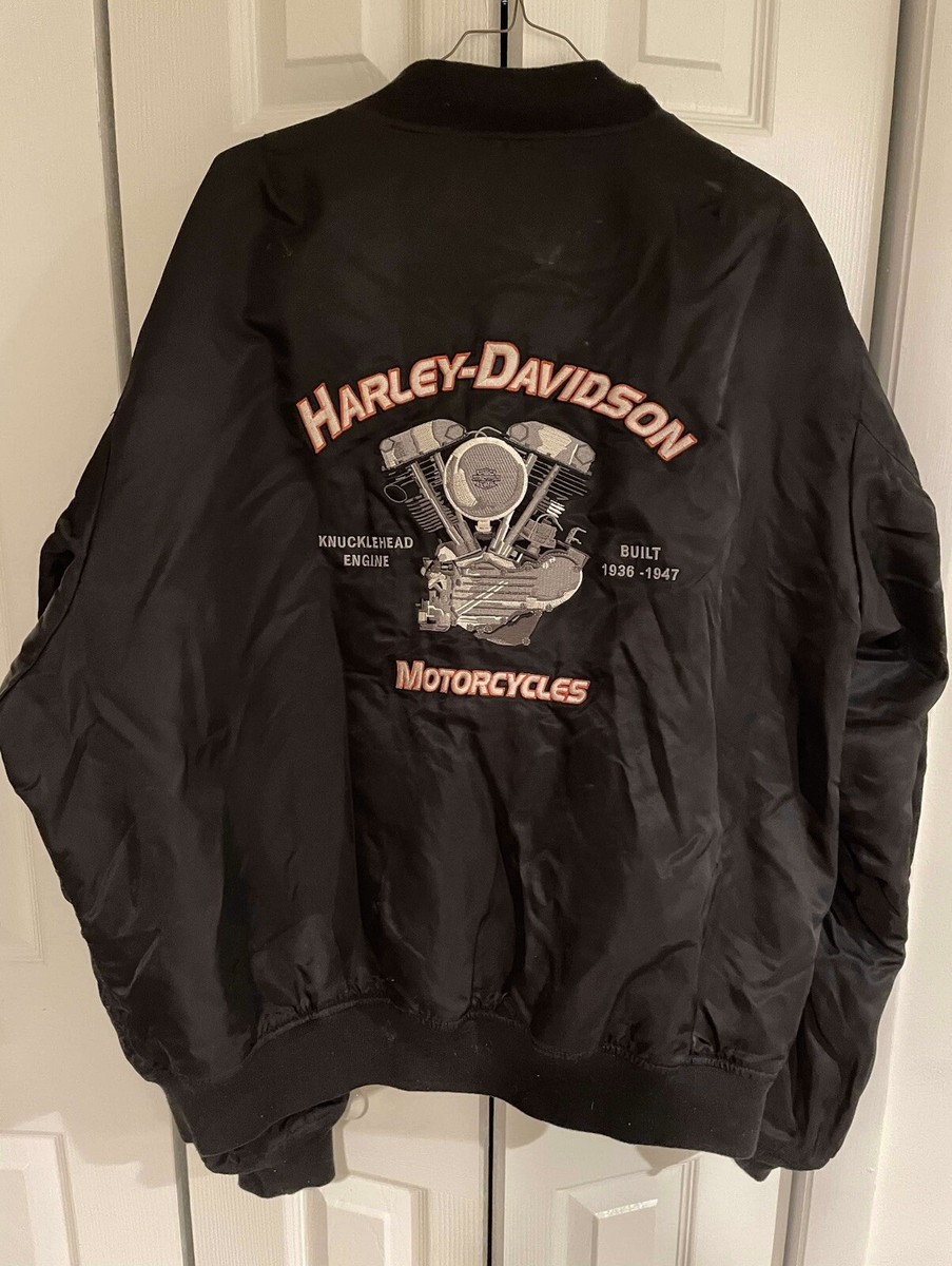 HARLEY-DAVIDSON ボンバージャケット 2XL Harley Davidson Embroidered Zip Bomber Jacket 2XL | eBay