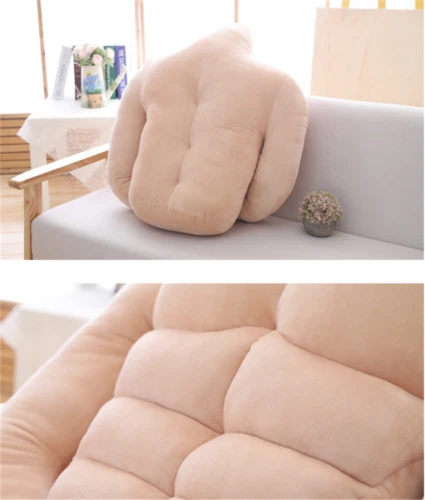 Creative Plush Simulation Body Muscle Cushions Funny Pillow Valentine's Day Gift - Image 4 of 4