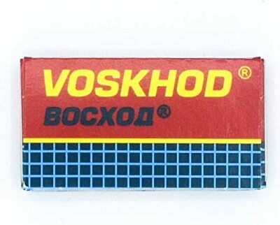 VOSKHOD 10 Double Edge Razor Blades 2 packs of 5 blades made in Russia