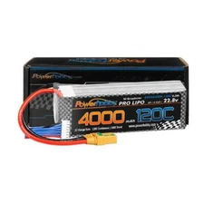 POWERHOBBY 6S 22.8V 4000MAH 120C GRAPHENE + HV LIPO BATTERY W XT90 PLUG