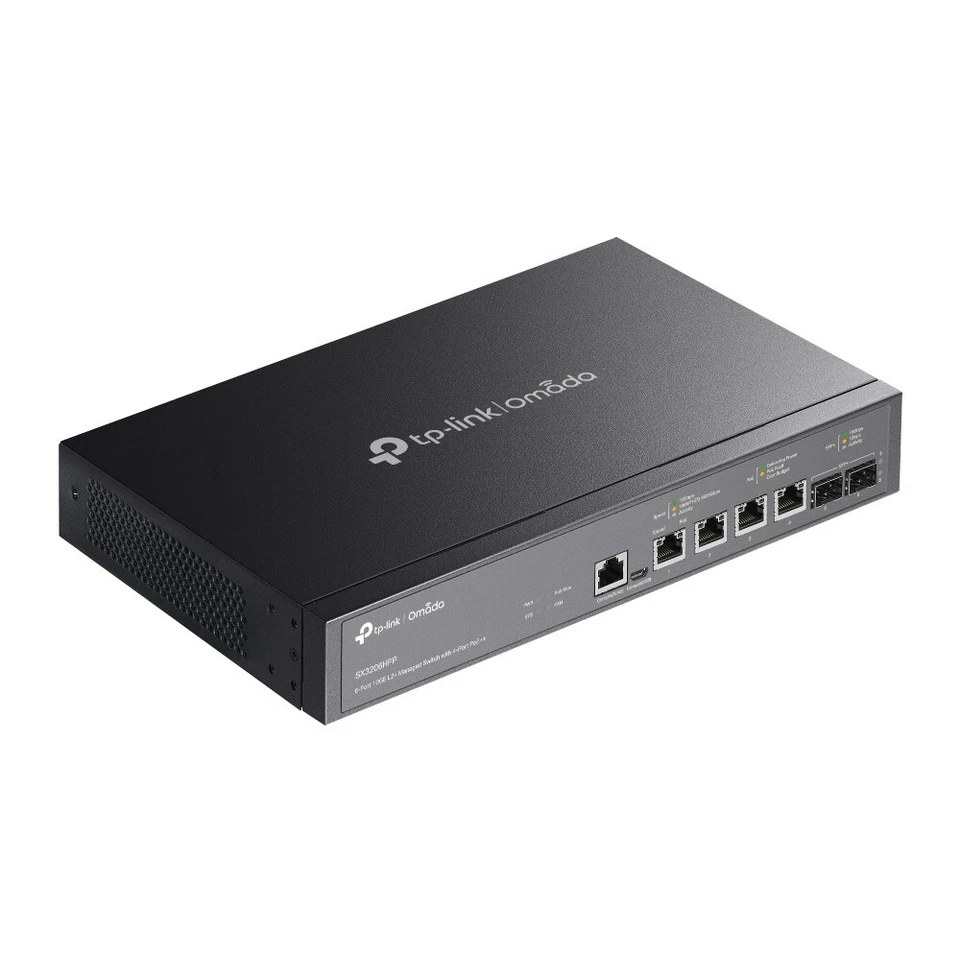 TP-Link SX3206HPP | Omada 6-Port 10GE L2+ Managed Switch | 4* 10GE PoE++ Ports - Image 4 of 4