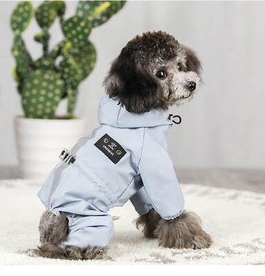 Waterproof Dog Small Dog Raincoat Uk TresPaws Seadog Waterproof