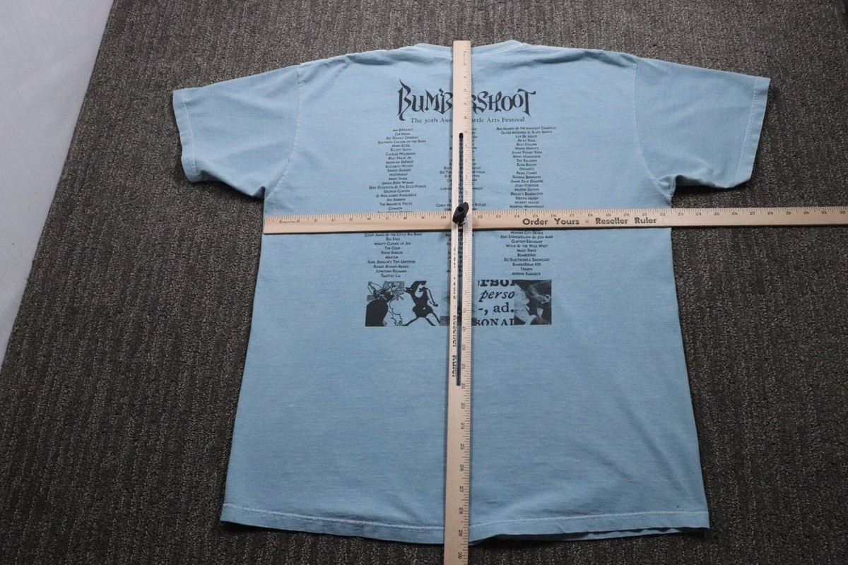Bumbershoot 2000 Seattle Art festival T-Shirt Men Large Music