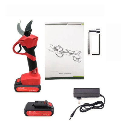 Cordless Electric Pruning Shears Rechargeable 2Ah Battery 30mm 1.2 Inch 7-8H Y