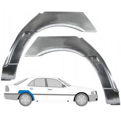 Für Mercedes C-Klasse W202 1993-2001 Radlauf Reparaturblech Kotflügel / Paar