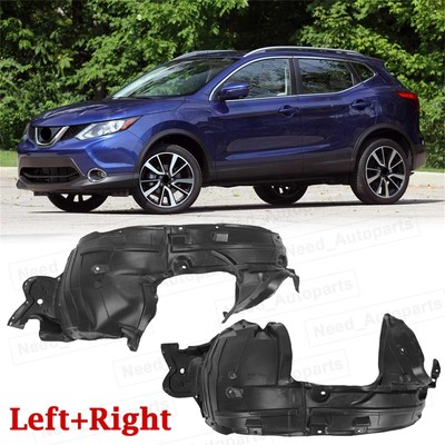 New Front Driver & Passenger Side Fender Liner Set For 2008-2013 Rogue