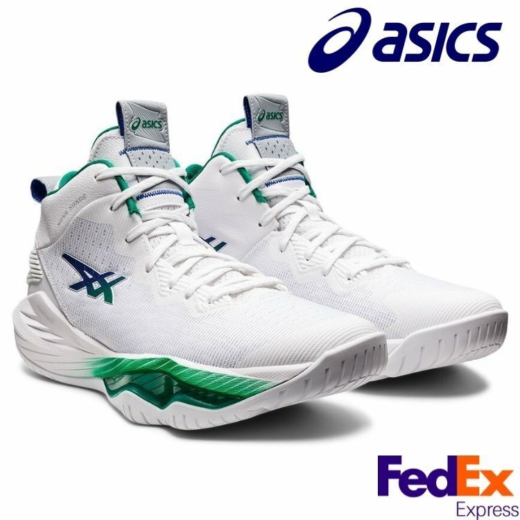 Asics Men's Basketball shoes Nova Surge 2 White Blue Kale Asics Men's Basketball shoes Nova Surge 2 White Blue Kale