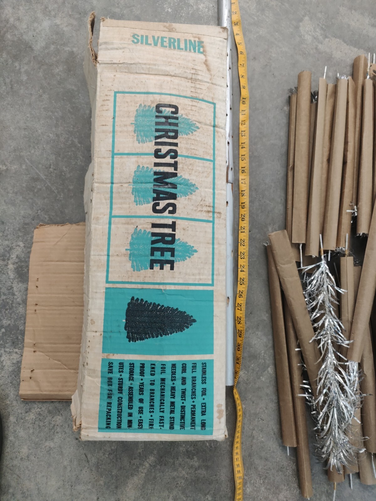 Silverline STAINLESS Aluminum/Silver CurlTwist CHRISTMAS TREE Parts