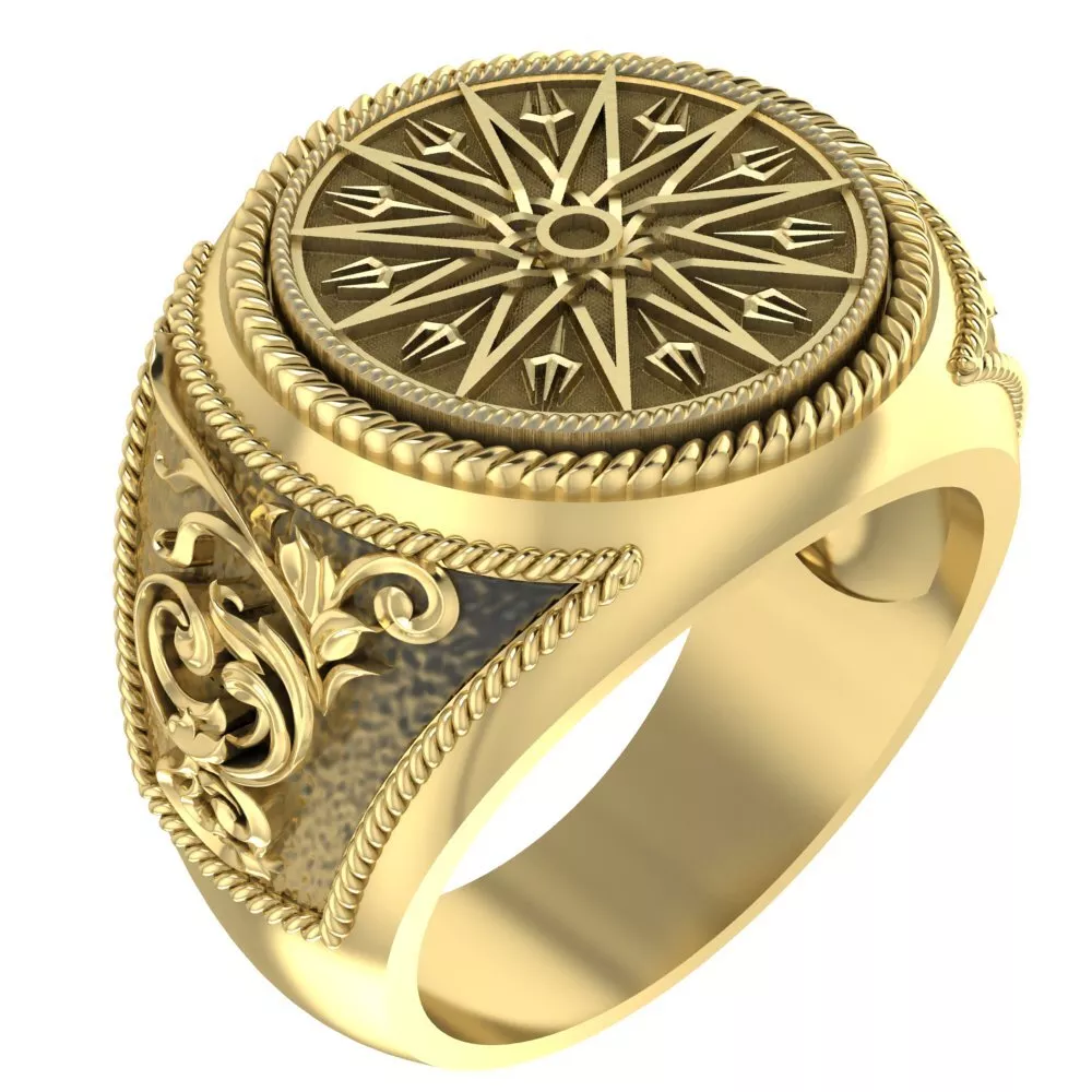 Greek store god ring
