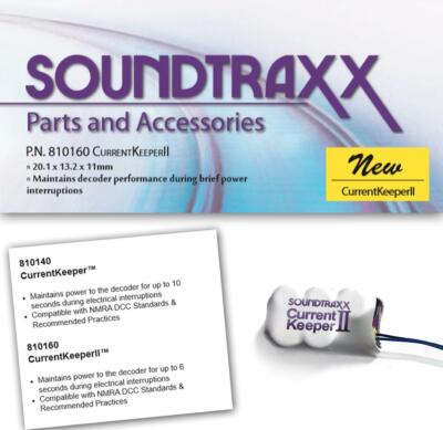 SoundTraxx 810160 | CurrentKeeperII  (Current Keeper 2) | From Squeaky's Trains