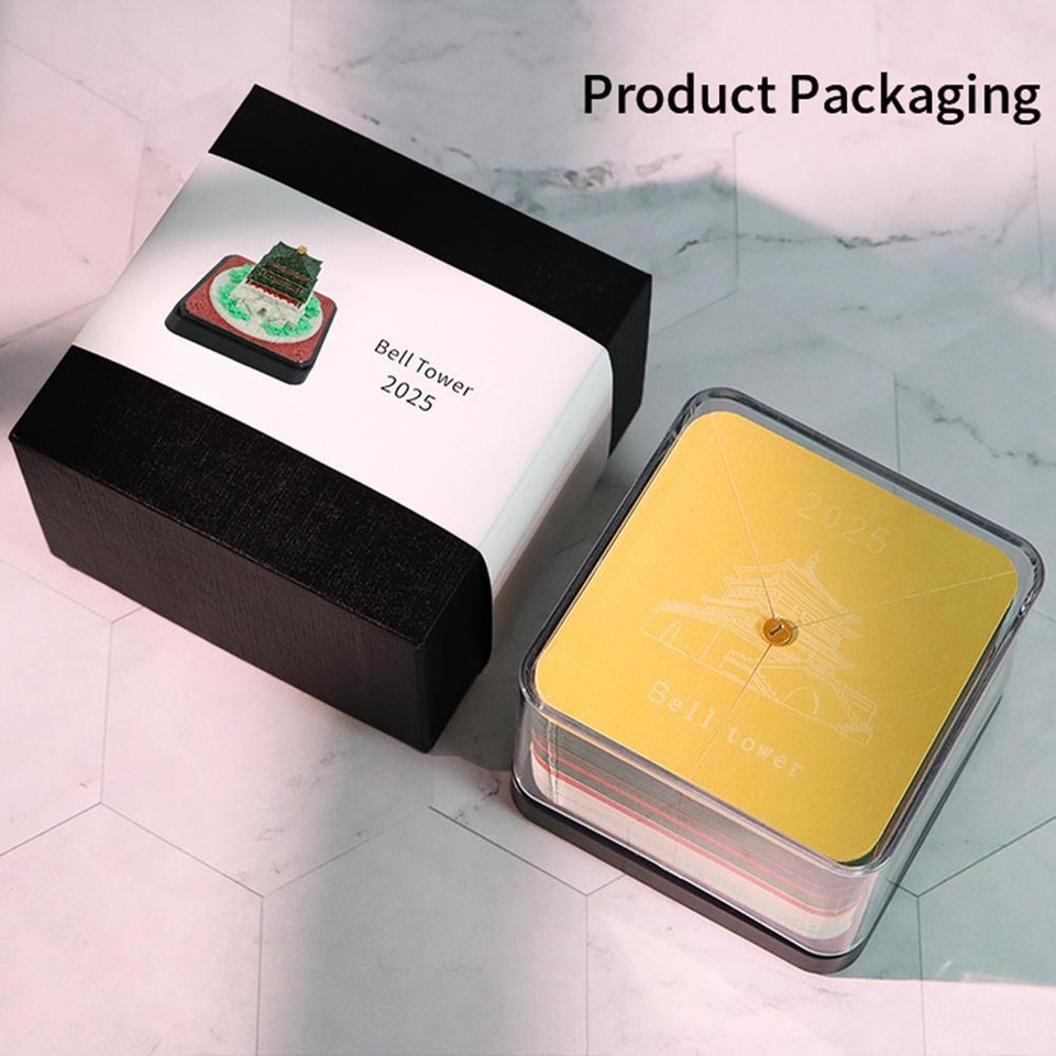 Novelty 3D Calendar Adornment Note Paper Birthday Gift Miniatures