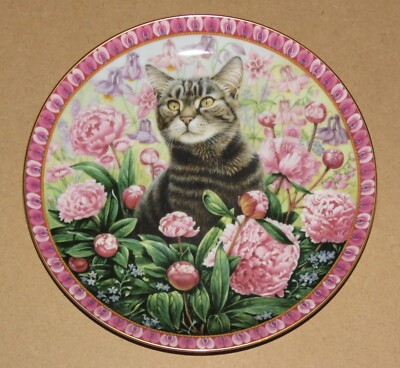 Lesley Anne Ivory Art Christie in Summer The Four Seasons Series 1995 Cat Plate