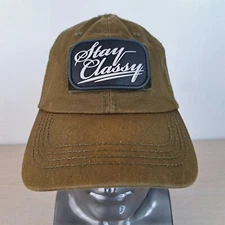 CONDOR TACTICAL STAY CLASSY PATCH ADJUSTABLE STRAPBACK BASEBALL HAT/CAP, GREEN