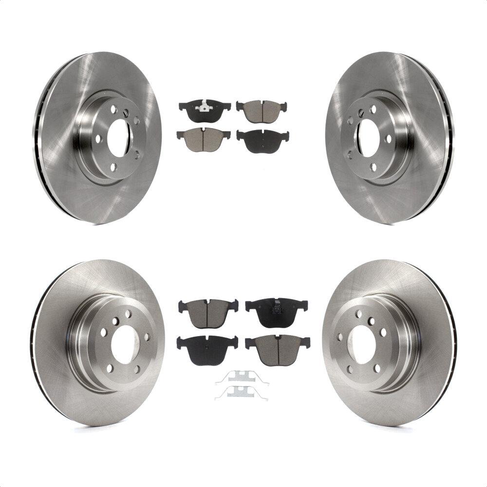 For BMW X5 X6 Front Rear Disc Brake Rotors And Ceramic Pads Kit eBay