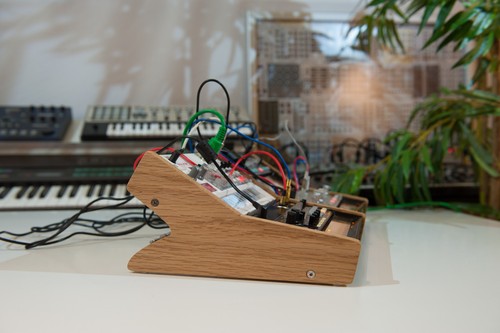 Korg Volca Rack 2x2 Holz Eiche Hell Ständer Seitenteile wooden Desktop Stand - Picture 7 of 12