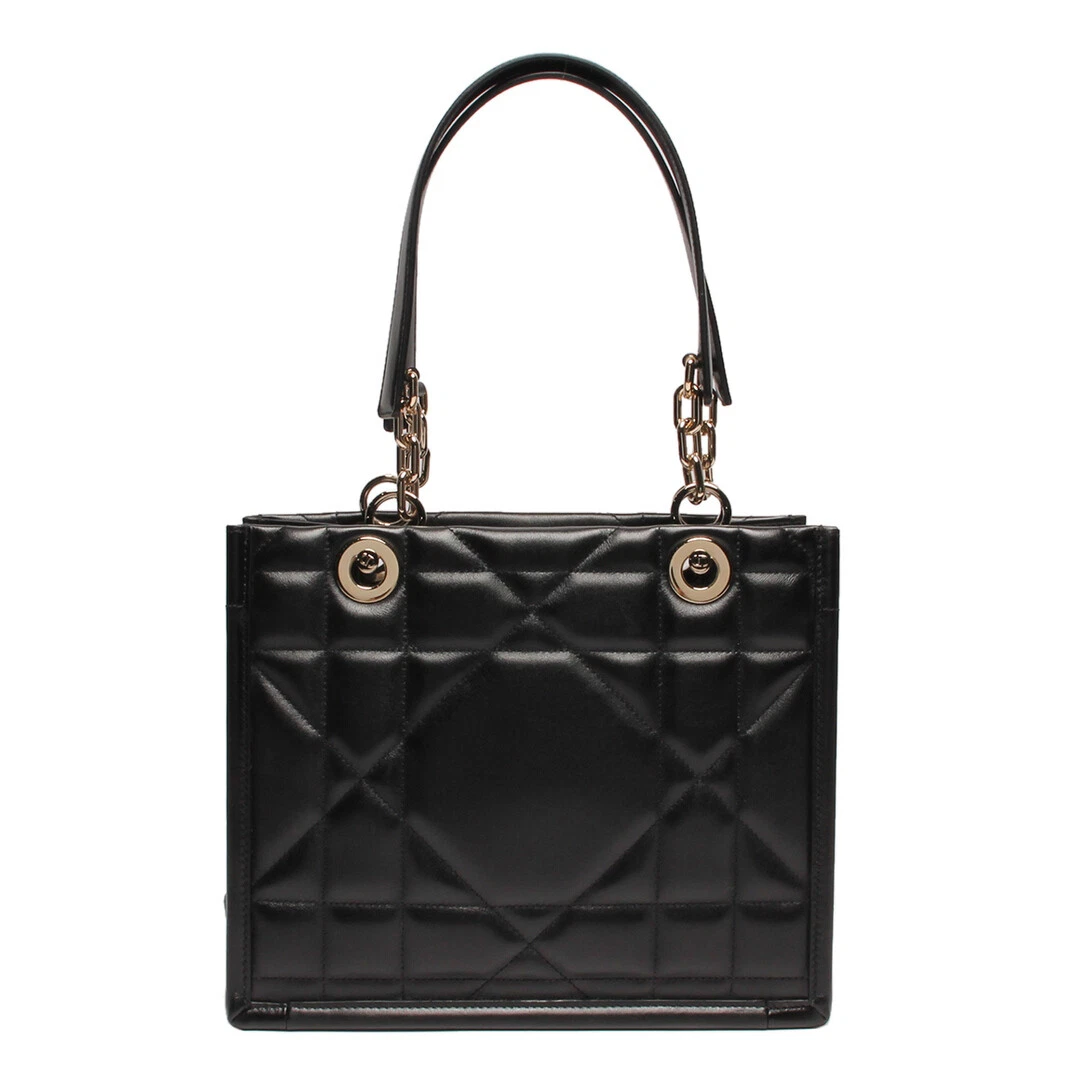Dior Christian sac à main cuir chaîne métal ESSENTIEL petit tote bag femme c74a