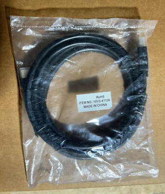 New Black HDMI Cable 10 Feet  RoHS ITEM NO.: 10V3-41106 High Speed HDMI Cord
