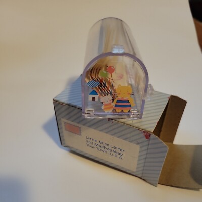 Vintage Sanrio Little Miss Letter Trinket Mail Box 1979 W/ Box