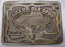 Vtg ODEN INC. Belt Buckle ~ GRAND OLE OPRY SINCE 1925