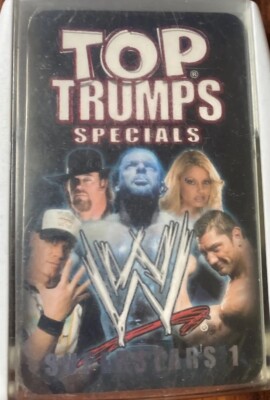 Top Trumps WWE Superstars 1 - 2005 - Neu & Sealed - Scuffed Case