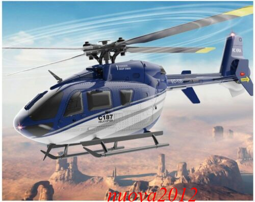 C187 2.4G 4CH EC-135 6Axis Gyro RC Electric Flybarless Stunt