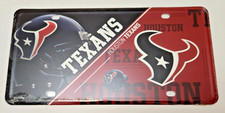NFL " Split Design " Metal License Plate