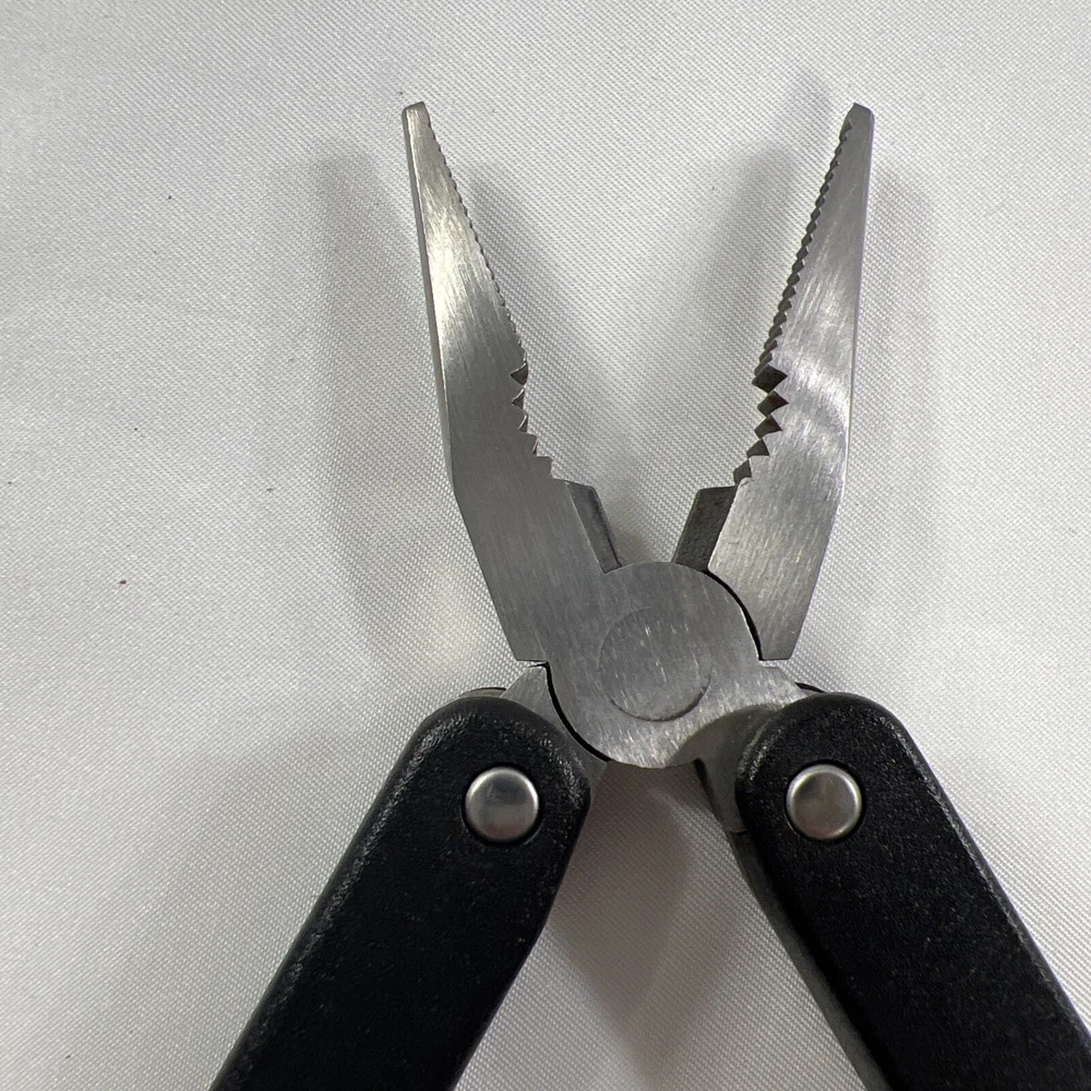 Stainless Steel Multi-Tool Knife with Folding Pliers for Outdoor Adventures