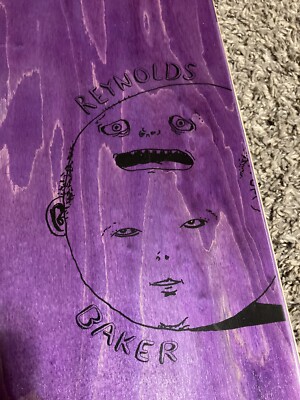BAKER Skateboard Deck Andrew Reynolds Model 8.0 x 31.5 Inch Art By