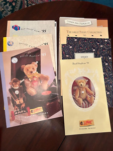 HUGE lot (26) of STEIFF Catalogs/Catalogues. EUC  1993-2011