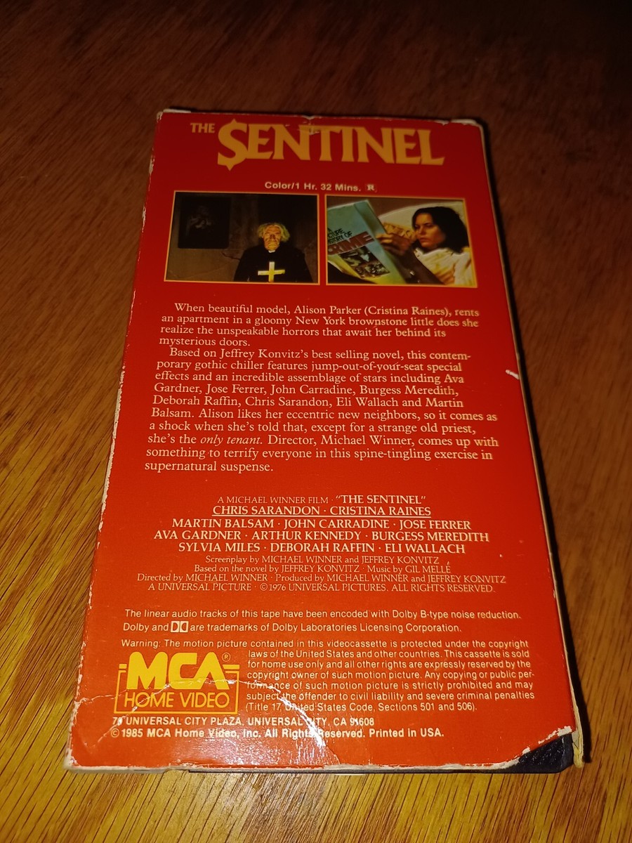 The Sentinel VHS Christopher Walken Jeff Goldblum 1977 Gate